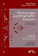 Dictionnaire de paléographie française [nouvelle édition]